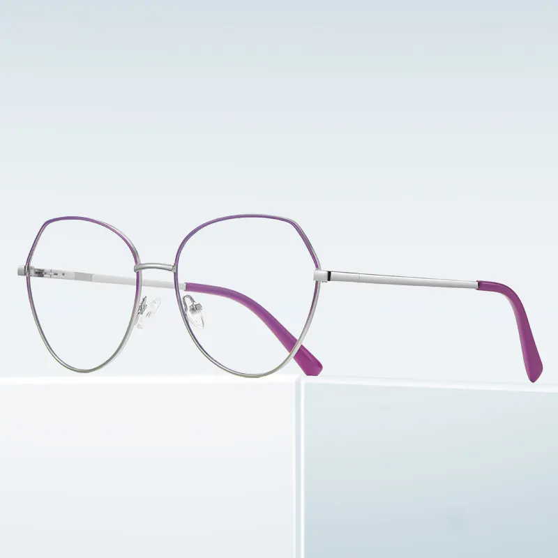 ファッション名ブランド眼鏡メタルフレーム光学眼鏡フレームミックスモデル処方レンズ用