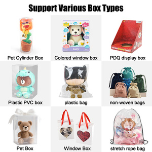 Búp bê gấu bông xoăn mềm mại và dễ thương tùy chỉnh đồ chơi nhồi bông Ngày lễ tình nhân đồ chơi thú nhồi bông bạn đồng hành của - Product Image 6