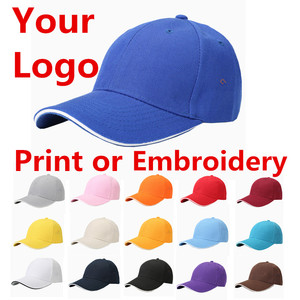 Adjustable Polyester Custom Embroidered Logo Baseball Cap Curved Brim Buckle Closure Sport Printed Branded Children's