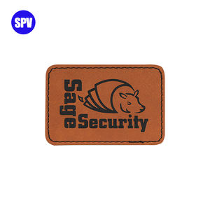 Patch en similicuir laserable rectangulaire <span class=keywords><strong>de</strong></span> 3 1/2 po x 2 1/2 po avec adhésif - Product Image 6