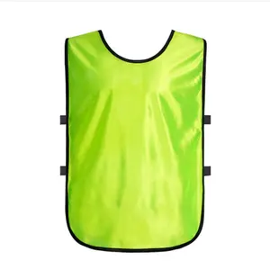 wholesale sports uniform boys vest men's tank tops polyester soccer top training vest soccer football men blank training bib