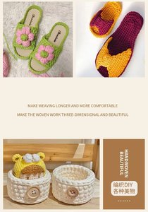 Sợi siêu dày 2cm trang trí có độ đàn hồi cao, thích hợp để dệt túi và Áo thun <span class=keywords><strong>polyester</strong></span> - Product Image 6