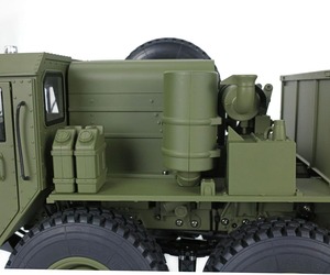 HG P801 1/12 <span class=keywords><strong>8x8</strong></span> Camión <span class=keywords><strong>RC</strong></span> Estilo Militar Estadounidense, Chasis de Metal, 16 Canales, Radio Control Remoto de 2.4G, Modelo de Camión Pesado de Alto Torque para Adultos - Product Image 4