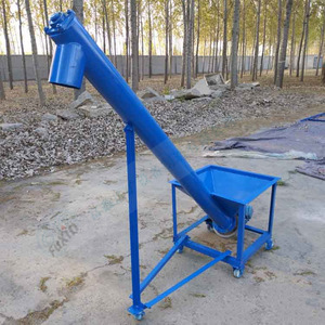 Transportador Espiral de Acero Inoxidable de 5.5 Kw con Velocidad Ajustable e Inclinación para Planta de Fabricación - Product Image 1
