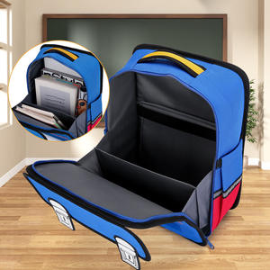 <span class=keywords><strong>2D</strong></span>书包可拆卸式防震减压小学生补救包一袋两用2-6年级学生包 - Product Image 4