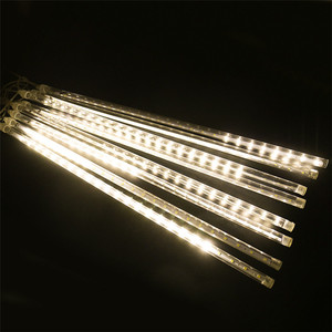 Warm White HOME <strong>LED</strong> Meteor Shower Rain 30cm 8 <strong>Tubes</strong> <strong>Led</strong> Outdoor Waterproof Garden <strong>Snow</strong> <strong>Falling</strong> Raindrop Lights - Product Image 3