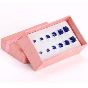 Juegos de Aretes, Aretes de Zirconia, Material Principal Acero Inoxidable, Tipo de Joyería en Venta - Product Image 4