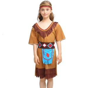 Disfraz de Halloween para Adultos y Niños, <span class=keywords><strong>Disfraces</strong></span> de Salvaje, Leopardo, Flintstone, Cazador Tribal Africano, Indio, <span class=keywords><strong>Disfraces</strong></span> de Carnaval de Halloween - Product Image 5