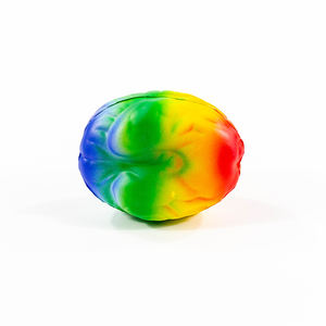 Appiccicoso colore che cambia spremere dell'unità di elaborazione di schiuma giocattolo palla antistress cervello - Product Image 2