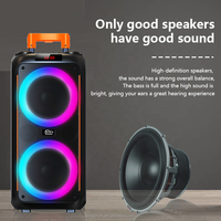 Altavoz Bluetooth Portátil para Exteriores con Luces RGB, Sonido, Bajos, Karaoke, PartyBoost 710, Party Beat, con Ruedas