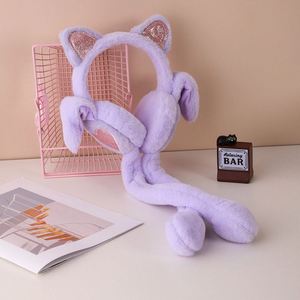 Nouveauté Hiver : Cache-oreilles Rétractables en Peluche Ultra Douce avec Oreilles de Lapin pour Bébés, Enfants et Femmes - Product Image 3