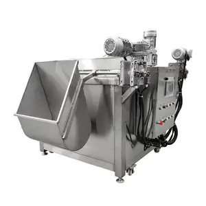 60 Kg/hour Potato Chips Fryer Production Line French Fries Making Machine Price