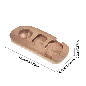 Porte-œufs de Noël et de <span class=keywords><strong>Pâques</strong></span>, plateau à œufs en bois pour la cuisine et la maison - Product Image 5