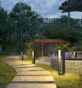 30cm 40cm 60cm 80cm 110V 220V IP65 Moderne Decoratie Vierkante Warmwitte Waterdichte Aluminium Buiten Tuin LED Gazonpaalverlichting - Product Image 6