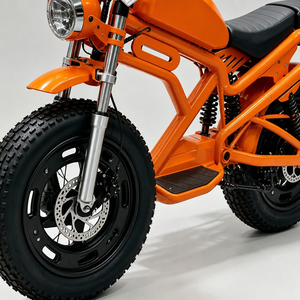 Motocicleta Retro para Adultos con Neumáticos Anchos y Doble Suspensión Trasera para una Conducción Urbana Suave, Fácil Estacionamiento, Precio Directo de Fábrica, Limo-165 Head - Product Image 2