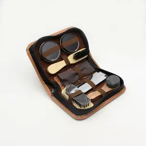 Kit de soins pour les chaussures, pour hommes, Design personnalisé, brillant, boîte, vernis