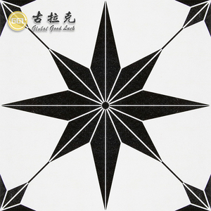 Square Flower <strong>Pattern</strong> Porcelain Mosaic Bathroom <strong>Floor</strong> <strong>Tile</strong> - Product Image 1