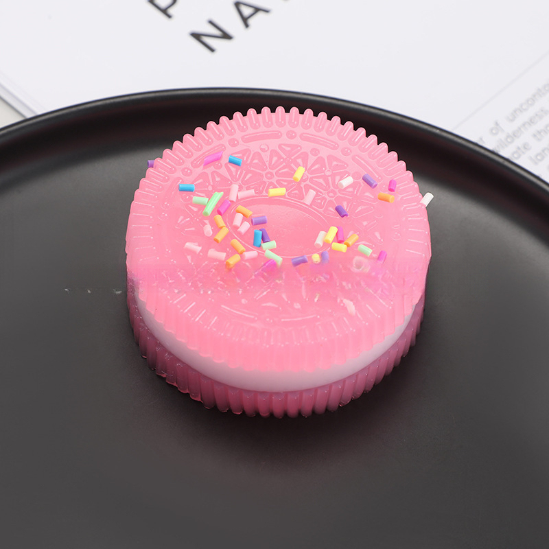 coloré [Grains de sucre roses] Oreo