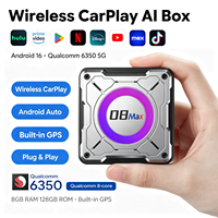 YolanAuto 5G AI Box untuk BMW Qualcomm 6350 Chipset Wireless CarPlay Android Auto Multimedia Streaming Box 8GB+128GB