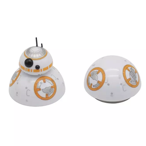 Yiwu JUJI-trituradora personalizada OEM de alta calidad, <span class=keywords><strong>Robot</strong></span> de tabaco <span class=keywords><strong>BB8</strong></span>, trituradora de hierbas, 3 Metal, Zinc, único, novedad - Product Image 2