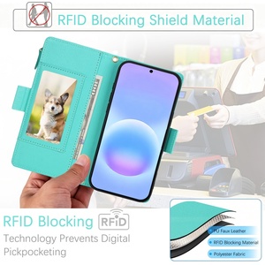 เคสโทรศัพท์หนัง PU หรูหราสำหรับ Samsung A57 A56 A37 A36 A55 A35 A26 พร้อมสายคล้องคอ ช่องใส่บัตร และขาตั้ง ป้องกันอย่างดี - Product Image 2