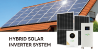 Onduleur solaire onduleur solaire onduleur hybride mppt contrôleur de charge solaire 100a générateur énergie gratuite
