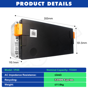Module de batterie lithium-ion NMC Sevb 4S1P 14,8V 150Ah, pack de batteries pour véhicule Leaf - Product Image 2