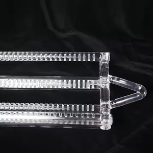 Tùy chỉnh phòng thí nghiệm thủy tinh hợp nhất silica thủy tinh thạch anh thuyền thạch anh phòng thí nghiệm thủy tinh đồ thạch anh thuyền - Product Image 2