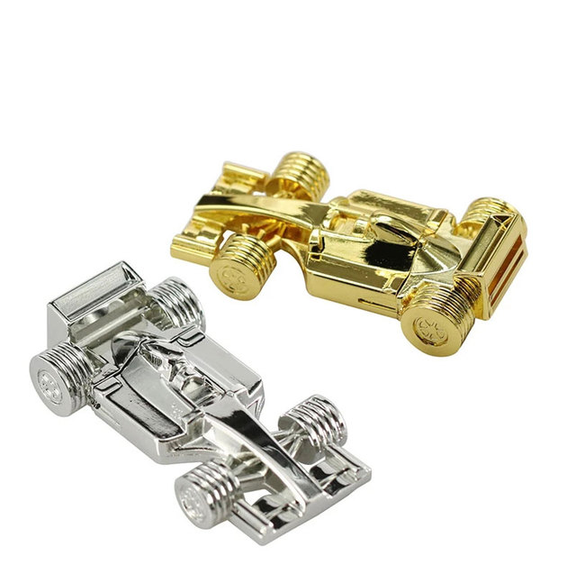 2.0 4GB 8GB 16GB Pen Drive 3.0 Racing USB Memory Stick Silver Gold Metal Formula Racing USB Flash Drive