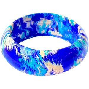 Shahi Samandar กำไลข้อมือ Lac Micro INSERT ทำด้วยมือของ Kada Royal Ocean ดีไซน์ที่ได้แรงบันดาลใจจากชาติพันธุ์ - Product Image 3