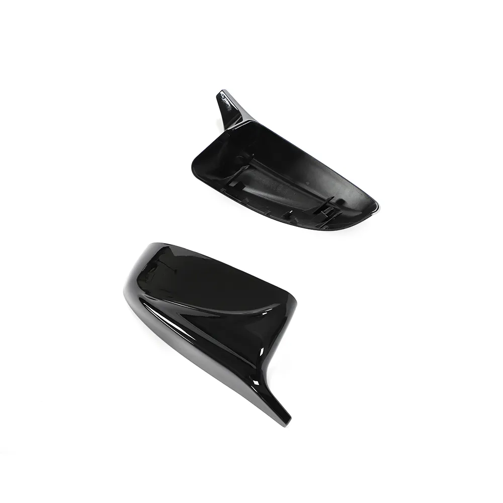 संशोधित लक्जरी फाइबर ग्लास चमकदार काले X5 E70 X6 E71 साइड मिरर कवर बीएमडब्ल्यू के लिए