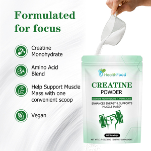 OEM ODM Creatine Monohydrate Powder with Creatine Monohydrate Helps Support Performance Help Support Muscle Mass Powder - Product Image 3