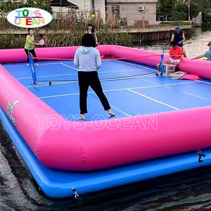 Plataforma Flotante Inflable Personalizada con Red, para Deportes Acuáticos en Lagos y Resorts - Product Image 4