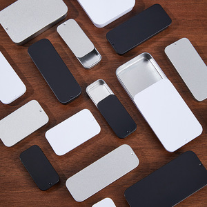 Trượt Top <span class=keywords><strong>Tin</strong></span> Container Mini Kim Loại <span class=keywords><strong>Tin</strong></span> Hộp Container Lưu Trữ Hộp Với Nắp Cho Các Mặt Hàng Nhỏ Cho Kẹo Đồ Trang Sức Thủ Công Mỹ Nghệ Thuốc - Product Image 3