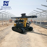 Foreuse hydraulique polyvalente avec moteur et pompe pour sols complexes – Haute capacité de charge pour des fondations stables sur terrains inégaux