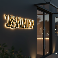 Enseigne lumineuse LED personnalisée, lettres rétroéclairées LED, panneaux LED pour entreprises, enseigne lumineuse LED pour intérieur/extérieur, lettres en relief