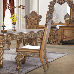 Juego de Muebles de Comedor Clásicos de Campo Americano, Juego de Mesa de Comedor de Madera Maciza de Alta Calidad Personalizado para 6 Personas - Product Image 5
