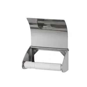 Wall Mount Bathrooms Toilet Partitions Roll Paper Holder Stainless Steel Paper Dispensers