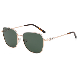 Lunettes de soleil rectangulaires unisexes, monture noire intégrale, protection UV400, style tendance, protection solaire pour adultes - Product Image 5