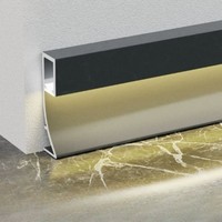 Plinthe LED économique en aluminium pour les entrepreneurs en bâtiment et les projets d'ingénierie mondiaux