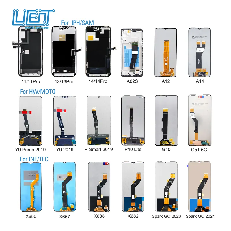 Cep telefonu lcd'ler ekran toptan 100% test tüm modeller Lucent cep LCD telefon ekranı cep telefonu ekran