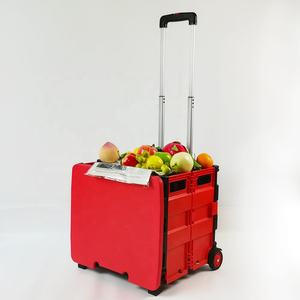 व्यक्तिगत खरीदारी गाड़ी/पहियों के साथ foldable शॉपिंग ट्रॉली - Product Image 2