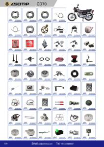 Venta al por mayor de fábrica, interruptor de mango plateado clásico para motocicleta clase A, interruptor de palanca de mango izquierdo y derecho, apto para CD70 JH70 - Product Image 4