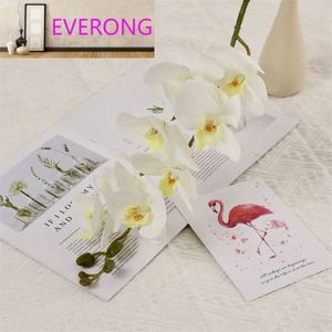 Orquídea Phalaenopsis Artificial de Terciopelo Melocotón, 8 Unidades, <span class=keywords><strong>Precio</strong></span> Económico, Decoración de Flores Artificiales - Product Image 4