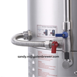 Sistema De Cerveja Tudo Em Um Microcervejaria Guten 40L Mash Tun Micro Brewery Equipment Máquina De Fabricação De Cerveja 40 litros Birra Wifi - Product Image 3