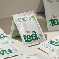Sachets de thé en papier kraft laminé de qualité alimentaire, écologiques, portables, imprimés sur mesure, petits sachets de thé, sachets de café