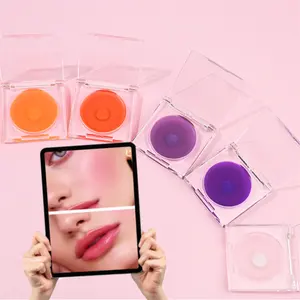 Perona pipi berubah warna multifungsi, Perona bibir ajaib untuk pipi dan bibir Multi kegunaan, Gel perona pipi cair, warna berubah