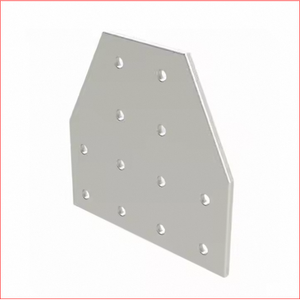 Conectores de montaje de placa Inox en ángulo de alto rendimiento de fabricación italiana y soportes de estante para bastidores y estantes - Product Image 1