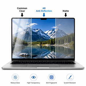 ฟิล์มกันแสงสะท้อน AR ขนาดสั่งทำพิเศษสำหรับ MacBook Air 13.6 Pro 14.2 Retina Display ความโปร่งใสสูง ป้องกันแสงสะท้อน - Product Image 1