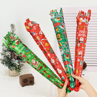 Ballons en aluminium de Noël à bas prix, motif Père Noël et canne à sucre, décorations de fête, cadeaux promotionnels pour la vente de rue